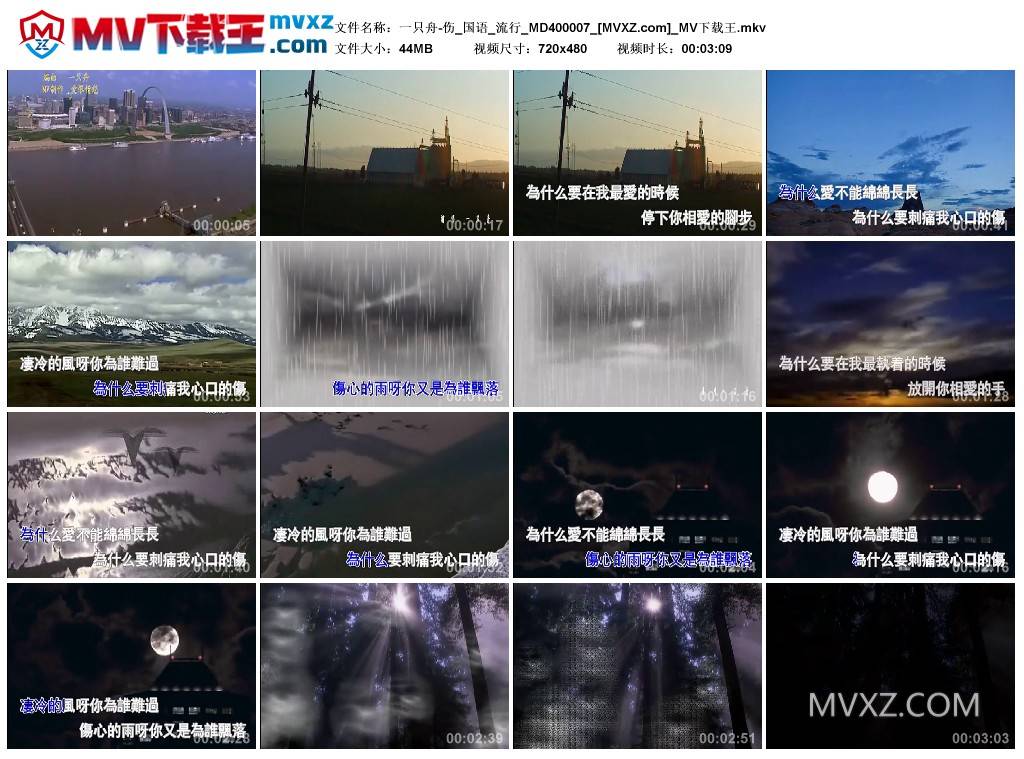 一只舟-伤_国语_流行_MD400007